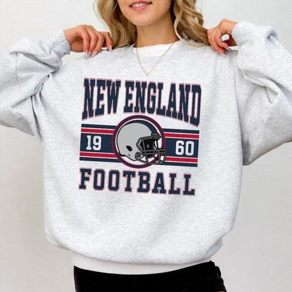 Other - New England Gameday Crewneck Sweatshirt, Unisex Football Fan Pullover